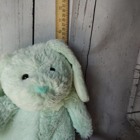 Mint plush stuffed animal bunny green bunny 10' Easter plush - Picture 6 of 6